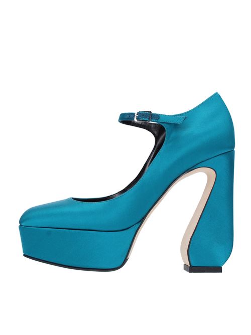 Décolleté in raso SI ROSSI | B00980MTEZ024450311BLU PETROLIO